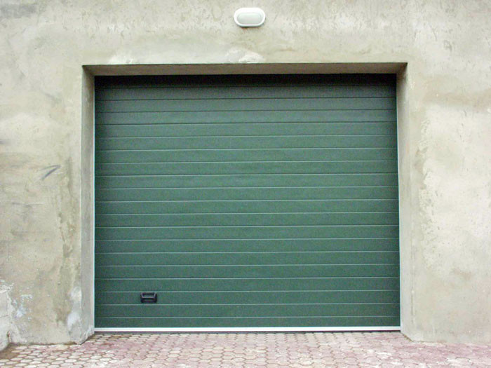 Секционные ворота Зеленые DoorHan RSD02