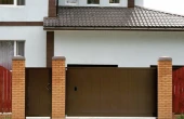 Откатные ворота Doorhan Коричневые