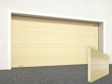 Секционные ворота Бежевые DoorHan RSD02